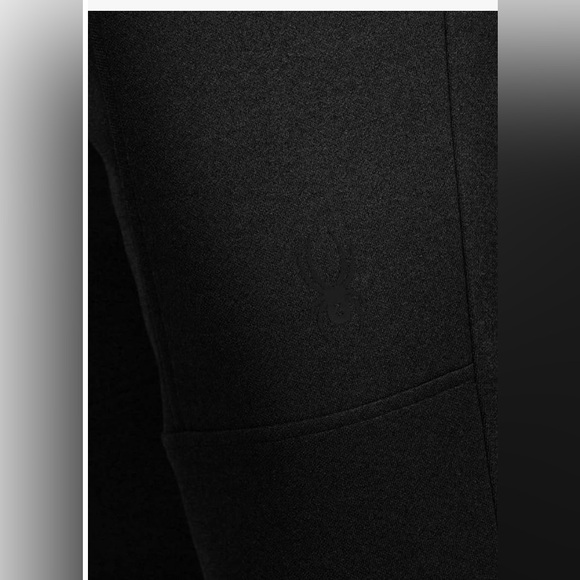 SPYDER ACTIVE JOGGER PANTS MEN BLACK COLOR DRAWSTRING ELASTIC WAIST SIZE L - Picture 4 of 10